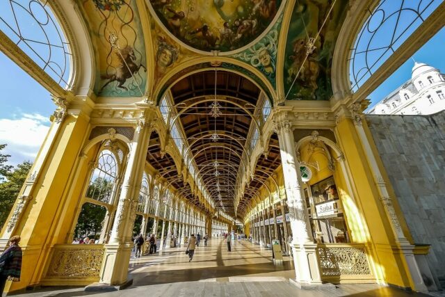 Spa town of Marianske Lazne, western Czech Republic.