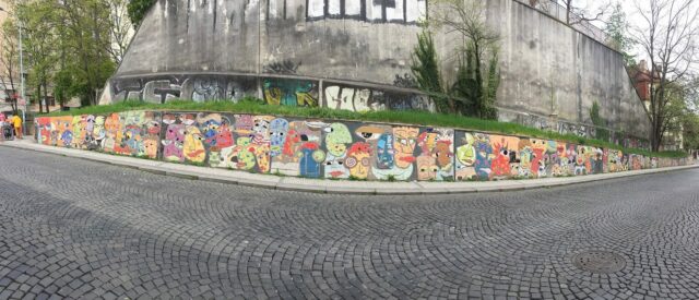 Street art and graffiti in Prague.